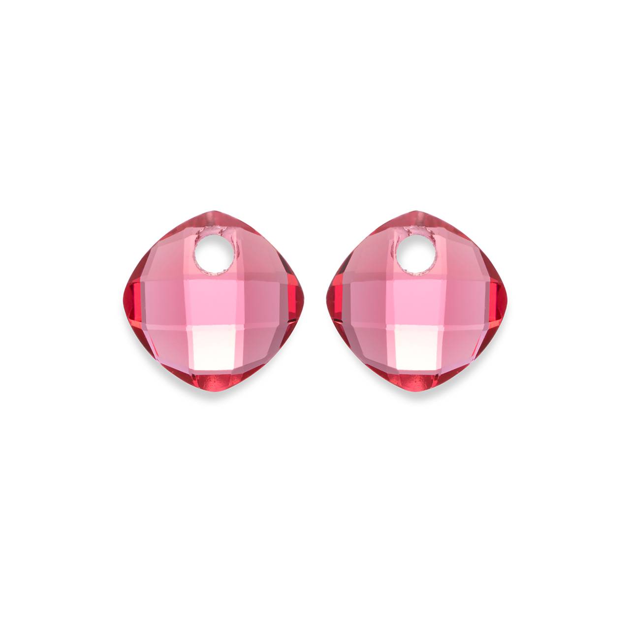 Sparkling Jewels Prívesky na náušnice z fuchsiového kremeňa EAGEM51-CC.