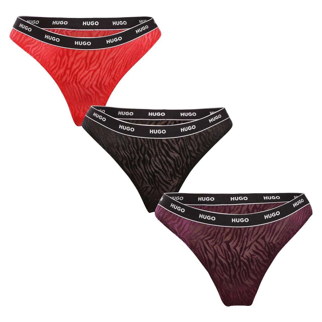 3PACK Damen Slips HUGO mehrfarbig (50523826 961) M.