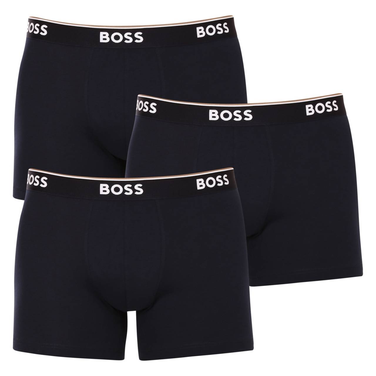 3PACK moške boksarice BOSS temno modre (50475282 480) XL.
Privoščite si popolno udobje in brezčasen slog z moškimi boksericami BOSS.
Vrhunski material za maksimalno udobje
Bokserice so izdelane iz visokokakovostne mešanice bombaža in elastana, ki zagotavlja popolno kombinacijo mehkobe, zračnosti in elastičnosti.
Elegantna zasnova in eleganten videz
Klasična zasnova s subtilnim logotipom BOSS na tkani gumi daje bokserkam sodoben in prefinjen videz.
Zakaj vam bodo bokserice BOSS všeč

Premium bombaž: Mehka, zračna in udobna za telo.
Elastičen pas z logotipom BOSS: Elegantno in udobno.
Daljše hlačke: Idealen je pod obleko in za šport.
Prilagodljiv material: Popolnoma se prilagodi vašemu telesu.

Spodnje perilo BOSS bo všeč vsem elegantnim moškim
Blagovna znamka BOSS je nastala iz znanega proizvajalca oblačil Hugo Boss kot linija izdelkov za moške, ki imajo radi kakovostne kose in brezčasen videz.
Kako skrbeti za bokserje BOSS?
Če želite zagotoviti, da bodo vaše nove boksarice čim dlje ohranile svojo obliko in kakovost, priporočamo, da upoštevate naslednje smernice:

Pralnica: Perite pri 40 °C s podobnimi barvami in blagim pralnim sredstvom.
Sušenje: Lahko jih sušite v sušilnem stroju na nizki stopnji, vendar priporočamo sušenje na zraku za daljšo življenjsko dobo.
Likanje: Po potrebi likanje izvajajte na nizki temperaturi.

Nasvet: Iskanje pravega spodnjega perila, ki se vam popolnoma prilega, je lahko izziv.