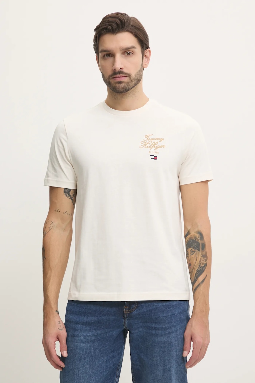 Bavlnené tričko Tommy Hilfiger.