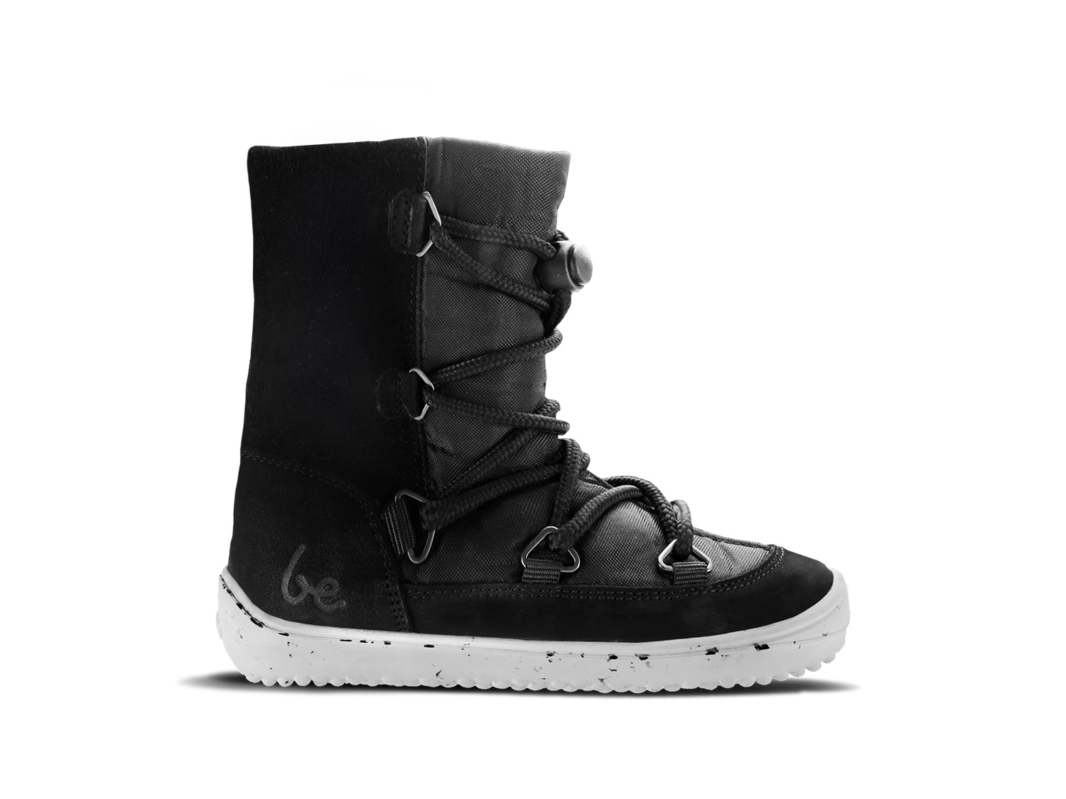 Barefoot bambini scarpe invernali Be Lenka Snowfox Kids 2.0 - Black.