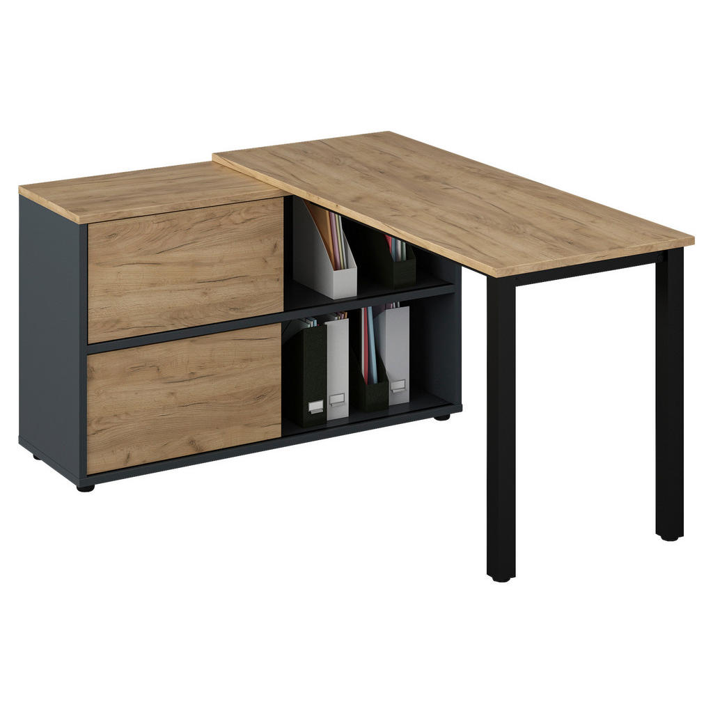 Voleo ROHOVÝ PÍSACÍ STÔL, 145/76/120 cm.