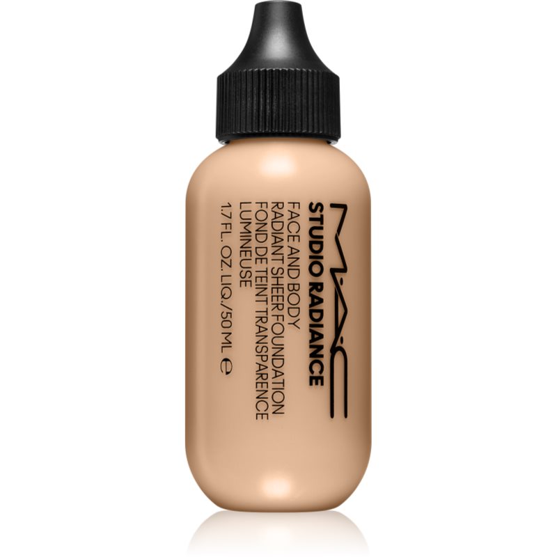 MAC Cosmetics Studio Radiance Face and Body Radiant Sheer Foundation ľahký make-up na tvár a telo odtieň N0 50 ml.