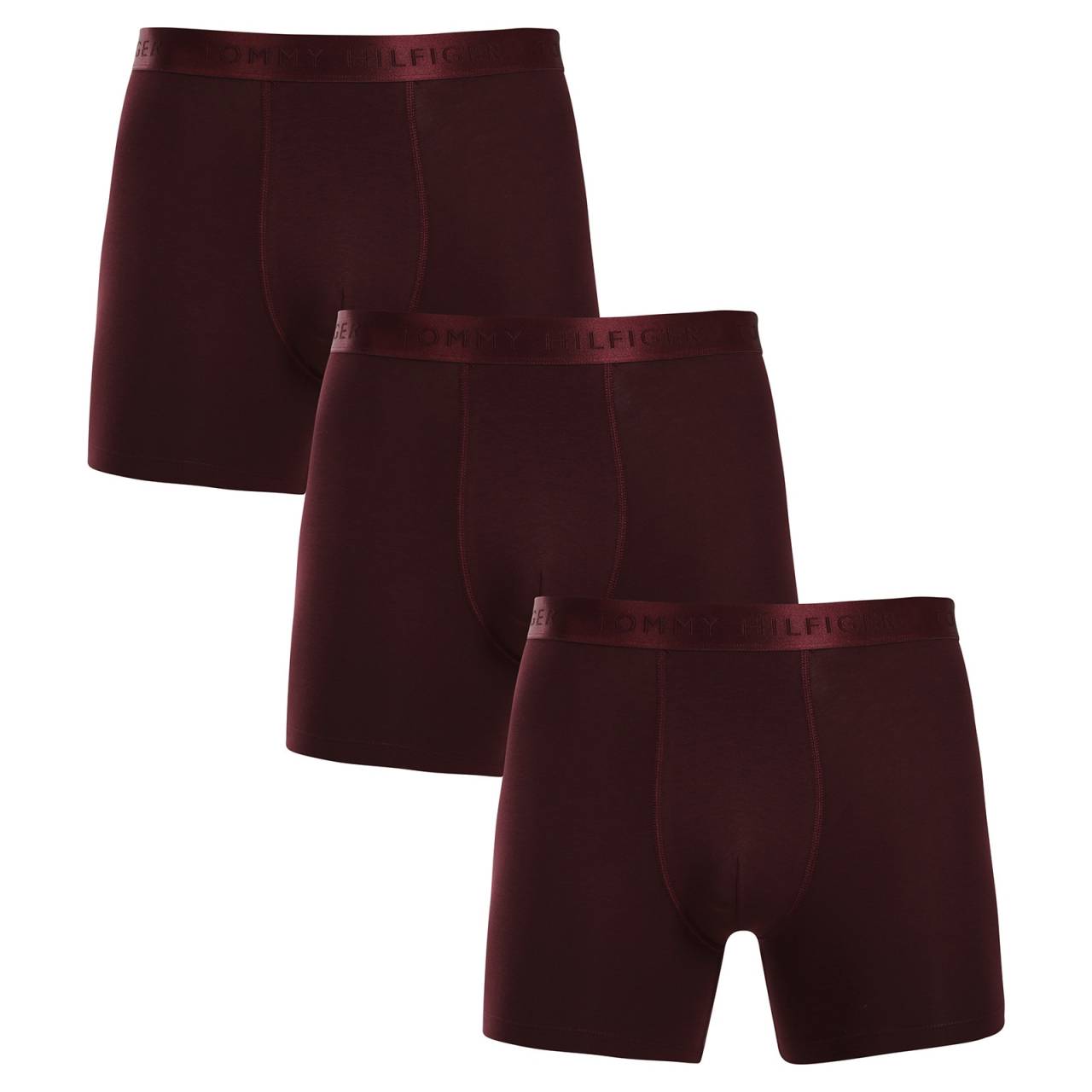 3PACK Tommy Hilfiger ανδρικό σορτσάκι μποξεράκι κόκκινο (UM0UM03393 0XZ) M.