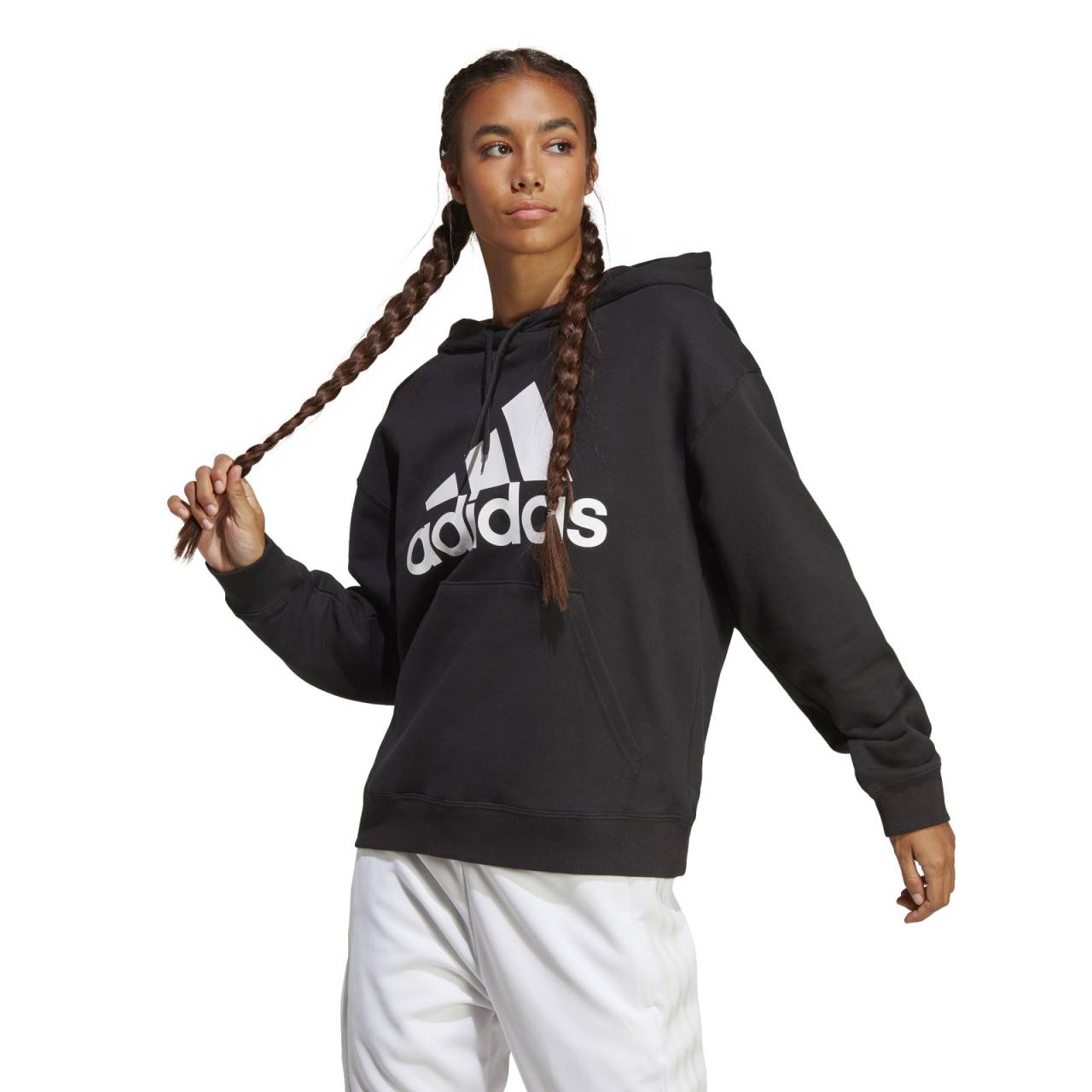 adidas Essentials Big Logo Oversized French Terry Hoodie S.