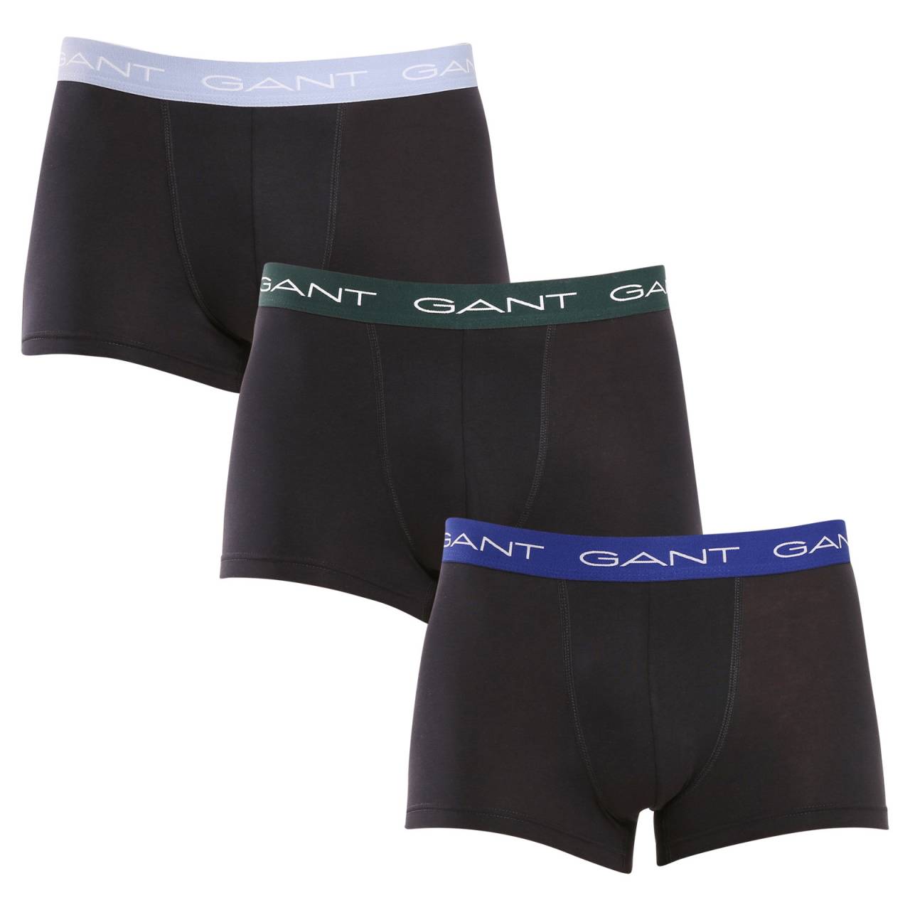 3PACK pánske boxerky Gant čierné (902333003-005) 3XL, trenky.
Stavte na pohodlie a nadčasový vzhľad s pánskymi boxerkami GANT v nadčasovej farebnej kombinácii.
Prvotriedny materiál pre každodenné pohodlie
Boxerky sú vyrobené z kvalitnej zmesi bavlny a elastanu.
Moderný dizajn do práce aj na večerné rande
Jednoduchý dizajn dopĺňa vytkávaná guma v páse s logom GANT, ktorý je mäkký a netlačí.
Prečo by ste určite mali vyskúšať boxerky GANT

Kvalitný materiál a pohodlný strih:Mäkká bavlna s elastanom zaručuje pohodlie a skvelý strih.
Štýlový minimalistický dizajn: Klasické farebné prevedenie a vyšívané elastické logo pôsobia elegantne a moderne.
Univerzálnosť: Ideálne na každodenné nosenie, do práce, na šport aj na voľný čas.

Spodná bielizeň GANT pre štýlových mužov
Od roku 1949 je značka GANT synonymom precízneho remeselného spracovania a kvalitných materiálov.
Ako sa starať o pánske boxerky GANT
Aby vám spodná bielizeň dlho vydržala v skvelom stave, odporúčame dodržiavať tieto tipy.

Perte: Per ich pri maximálnej teplote 40 °C.
Sušenie: Boxerky môžeš sušiť v sušičke - odporúčame nastaviť šetrný program na nižšiu teplotu.
Žehlenie: Ak je to potrebné, môžeš ich žehliť na nízku teplotu, ideálne naruby.

Tip: Nájsť ten správny kus spodnej bielizne, ktorý vám dokonale padne, môže byť náročné.