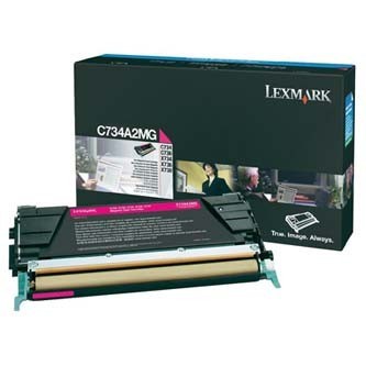 Lexmark C734A2MG purpurový (magenta) originálny toner.
Originálny toner = záruka priamo od výrobcu tlačiarne
100 % použitie v tlačiarni - bezproblémové fungovanie s vašou tlačiarňou
Použitím originálnej náplne predlžujete životnosť tlačiarne
Osvedčená špičková kvalita - vysoko kvalitná a spoľahlivá tlač originálnou tlačovou kazetou od prvej do poslednej stránky
Trvalé a profesionálne výsledky tlače - dlhodobá udržateľnosť tlače
Kratšia prodleva pri tlači stránok
Garancia Vašej spokojnosti s použitím našej originálnej náplne
Zabezpečujeme bezplatnú recykláciu originálnych náplní
Zlyhanie náplne v menej ako 1% prípadov
Jednoduchá a rýchla výmena náplne

Kód výrobcu: C734A2MG