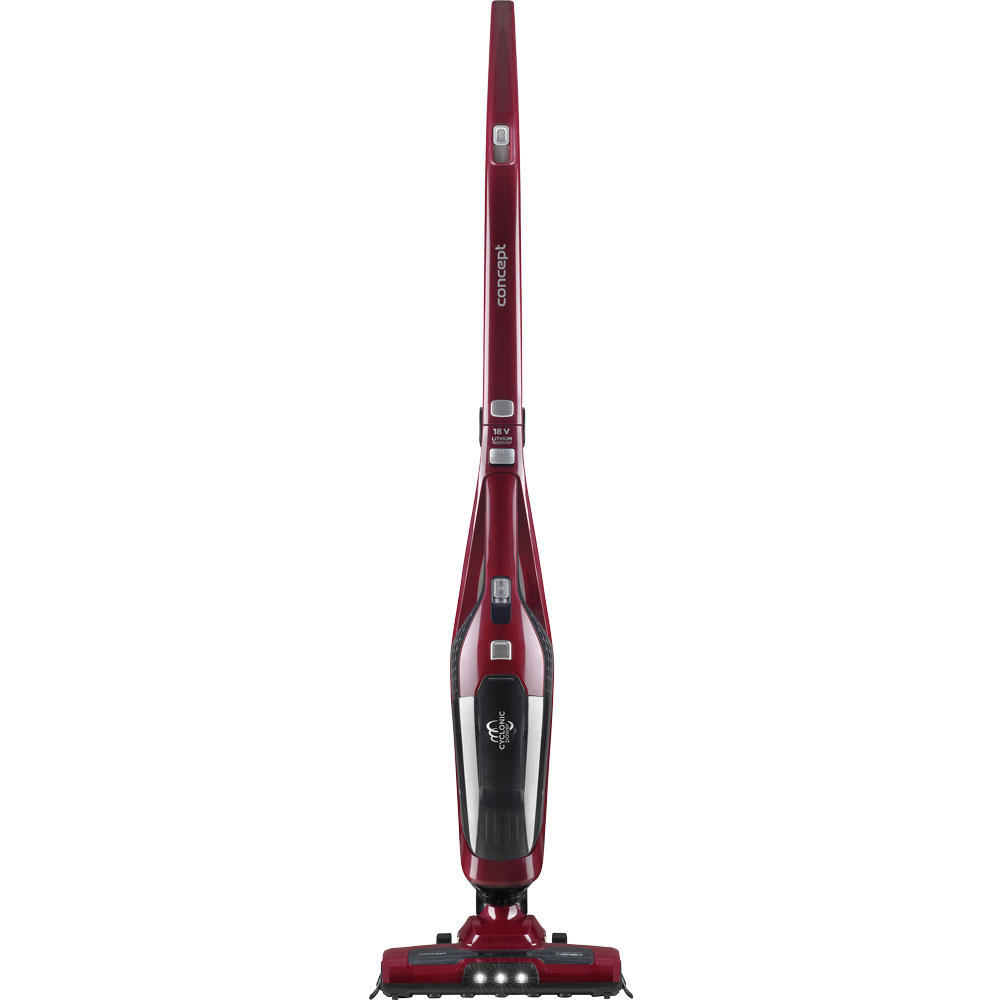 Concept VP4136 - Tyčový vysávač.


	Akumulátorový tyčový a ručný vysávač 2v1
	2200 mAh batéria zaručuje výdrž až 55 minút
	Motorizovaná turbokefa na všetky typy kobercov
	Bočné prachové kefky na dosiahnutie efektívneho upratovania
	Jednoduchá údržba
	3 LED svetlá zaručujú, že vám žiadny neporiadok neunikne
	Sklopná rukoväť šetrí miesto
	Čas nabíjania 4 – 5 hodín


Predstavenie tyčového vysávača Concept vp4136

Tyčový akumulátorový vysávač Concept VP4136 2 v 1 je ideálnym pomocníkom v domácnosti.



2 v 1

Tyčový aku vysávač Concept VP4136 vám pomôže s efektívnym upratovaním celej domácnosti.

Dlhá výdrž a stály sací výkon

Vysávač Concept VP4136 je opatrený kvalitnou Li-Ion batériou s kapacitou 2200 mAh, ktorá ponúka komfortné vysávanie bez kábla.



Motorizovaná turbokefa a bočné prachové kefky

Vysávač je vybavený motorizovanou turbokefou, ktorá si perfektne poradí so všetkými typmi kobercov.



Jednoduchá údržba

Údržba vysávača je veľmi rýchla a jednoduchá.



Nič mu neunikne

Prajete si mať upratané v každom kútiku vášho domova?