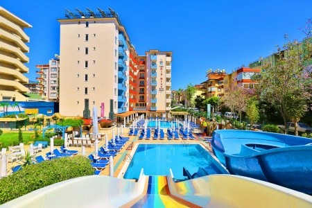 Turecko Alanya Club Big Blue Suite 12 dňový pobyt All Inclusive Letecky Letisko: Praha September 2025 (24/09/25- 5/10/25)