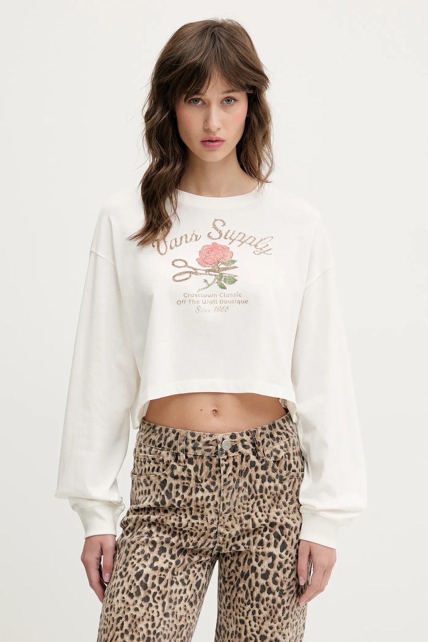 Bavlnené tričko s dlhým rukávom.