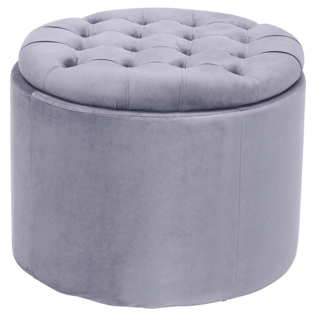 Carryhome TABURETKA, drevo, textil, 50/40/50 cm.