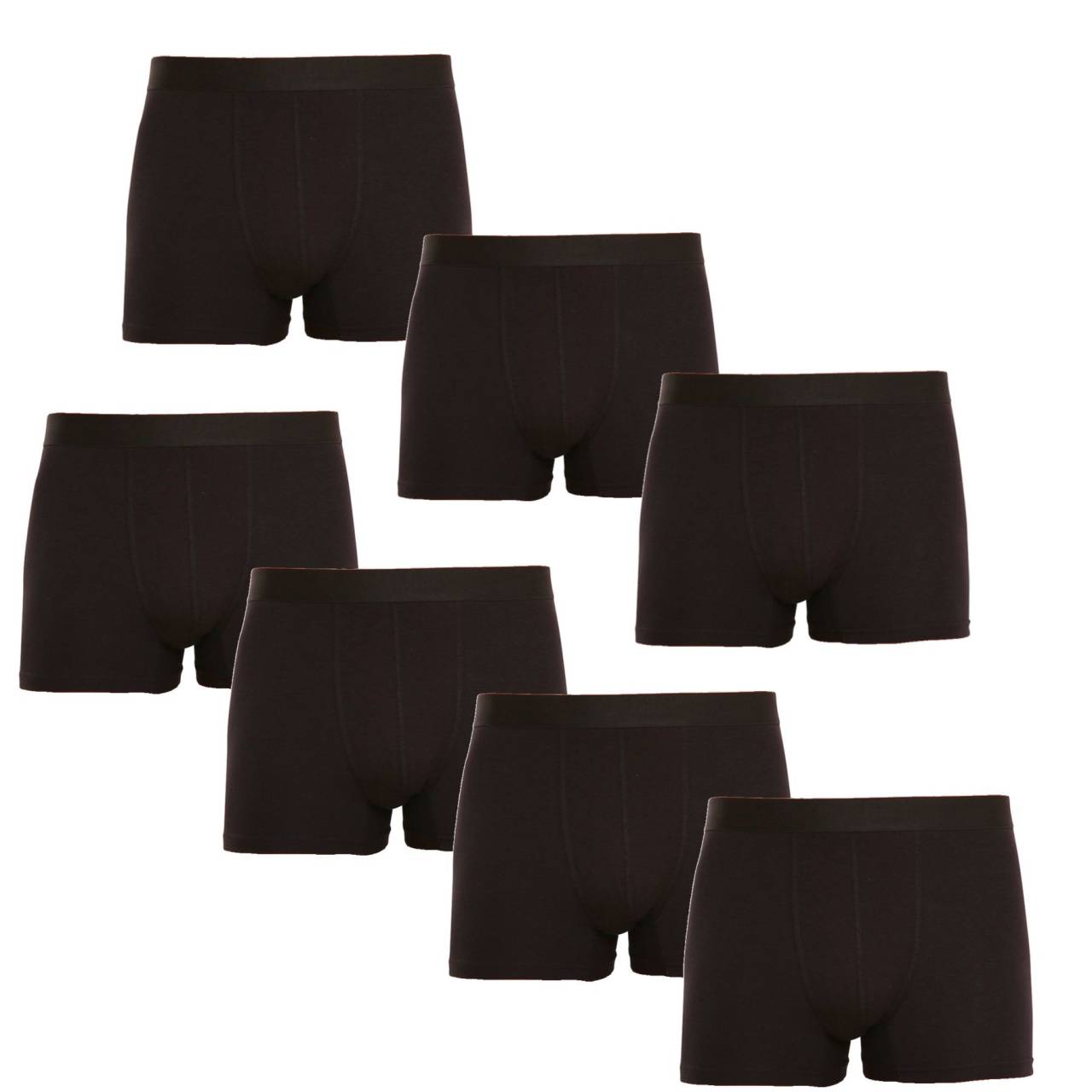 7PACK Herren Klassische Boxershorts Nedeto schwarz (7NDTB001) 3XL.
Genießen Sie maximalen Komfort mit den Nedeto Herren-Boxershorts, die für den täglichen Gebrauch und stilvolle Looks konzipiert sind.
Hochwertiges Material für maximalen Komfort
Die Boxershorts von Nedeto sind aus einer Kombination von Baumwolle und Elastan hergestellt, die für Weichheit und Flexibilität sorgt.
Elegantes Design und praktischer Schnitt sorgen für gute Unterhaltung
Die Nedeto Herren-Boxershorts haben einen schlichten, minimalistischen Look mit einem Bund, der fest sitzt, aber nicht drückt.
Warum Nedeto Boxershorts in Ihrem Kleiderschrank nicht fehlen sollten

Geeignet für Alltag und Sport: Ideal für Arbeit, Entspannung oder körperliche Aktivitäten.


Längere Höschen: Sie bieten mehr Komfort und Unterstützung bei der Bewegung.


Hochwertiges elastisches Gummi: Die Boxershorts bleiben fest an ihrem Platz und sind den ganzen Tag über bequem.


Großes Preis-Leistungs-Verhältnis: Im Paket erhalten Sie mehrere Stück stilvolle und bequeme Boxershorts.

Die tschechische Marke Nedeto bietet Qualitätsunterwäsche zu einem guten Preis
Wir verkaufen nicht nur Nedeto Unterwäsche, sondern wir stehen auch hinter ihrer Herstellung.
Wie Sie Ihre Boxershorts Nedeto pflegen
Damit diese Boxershorts so lange wie möglich halten und ihr ursprüngliches Aussehen und ihre Elastizität behalten, empfehlen wir Ihnen, die folgenden Hinweise zu beachten:

Wäscherei: Boxershorts lassen sich bei 30°C waschen.


Trocknen: Sie können sie im Wäschetrockner trocknen, allerdings bei niedriger Temperatur, um das Elastan nicht zu beschädigen oder den Stoff einzuschrumpfen.


Bügeln: Falls erforderlich, können Sie die Boxershorts bei einer für Baumwolle geeigneten niedrigen Temperatur bügeln.