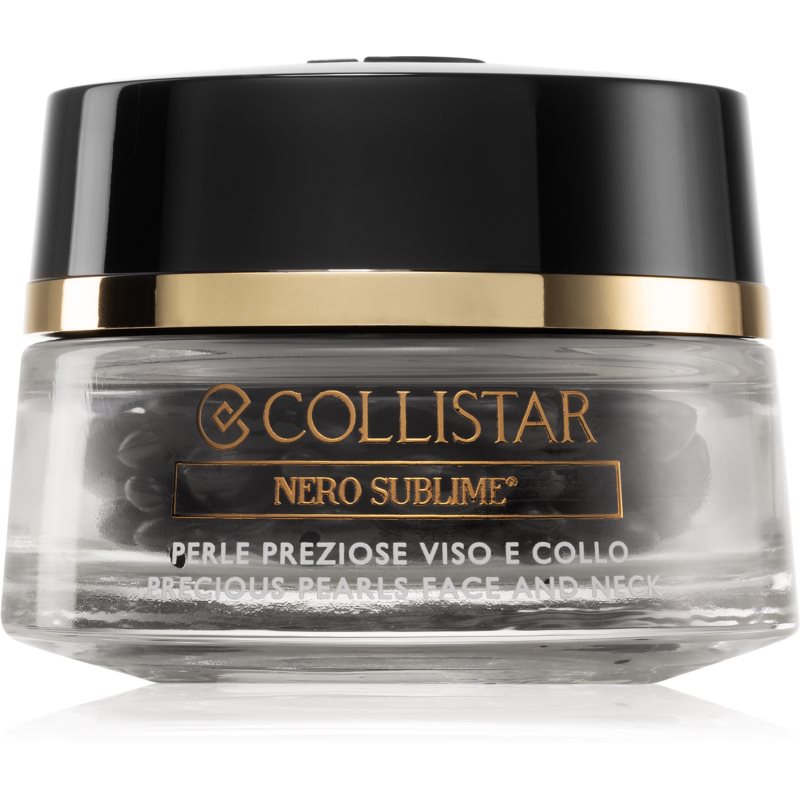Collistar Nero Sublime® Precious Pearls Face and Neck pleťové sérum v kapsuliach 60 ks.