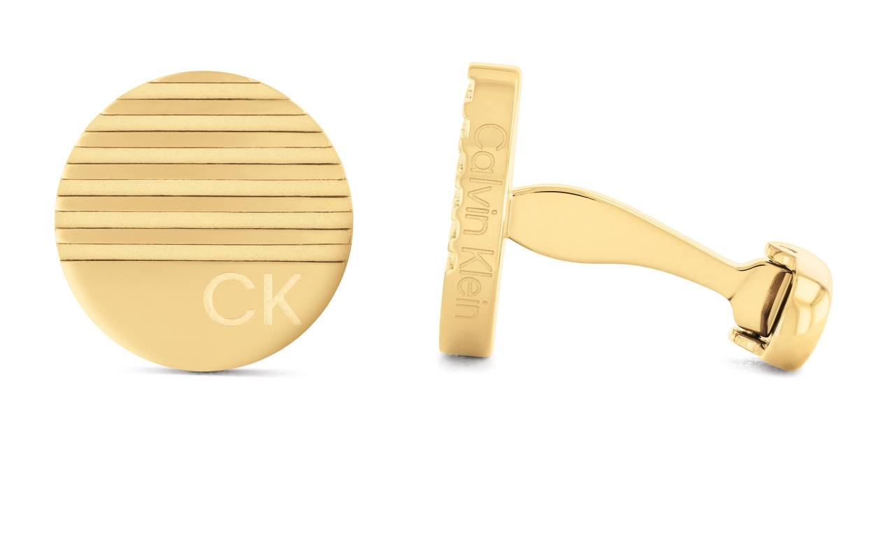Calvin Klein Moderné pozlátené manžetové gombíky 35000272.