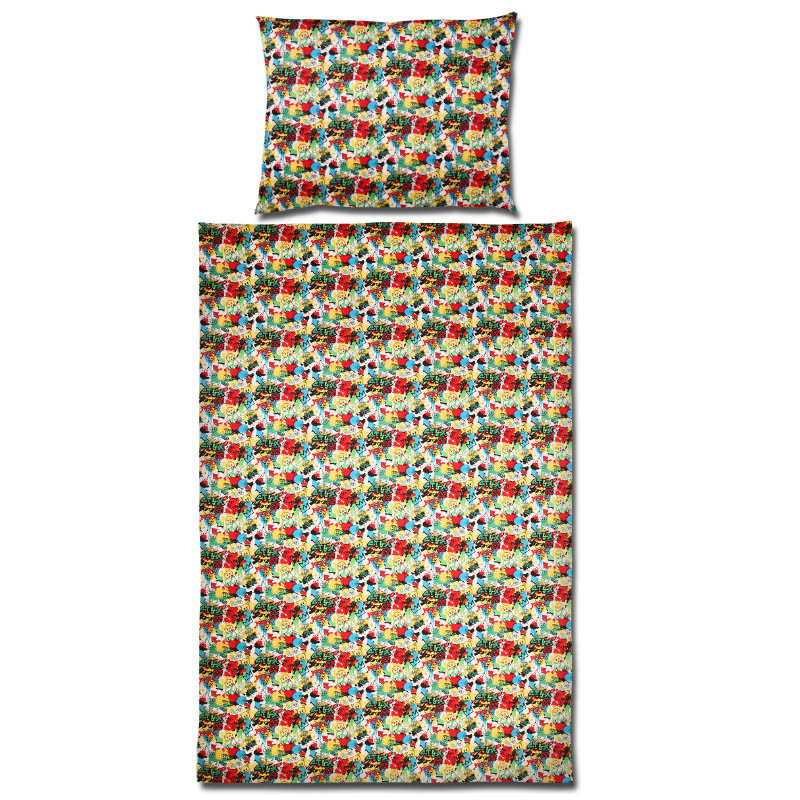 Βαμβακερά σατέν κλινοσκεπάσματα Styx art emoji (LP954) uni.
 
Ψάχνετε για άνετα βαμβακερά κλινοσκεπάσματα που θα σας διευκολύνουν να αποκοιμηθείτε και θα σας είναι δύσκολο να τα αφήσετε το πρωί; Τότε αυτά τα κλινοσκεπάσματα από την τσεχική μάρκα Styx είναι η σωστή επιλογή.
       
Αυτό το κρεβάτι είναι απλά αγάπη με την πρώτη επαφή!
Τα κλινοσκεπάσματα ράβονται εξ ολοκλήρου στην Τσεχική Δημοκρατία.
        
Λοιπόν, καληνύχτα! 
     
Διαστάσεις:
Μαξιλάρι - 70 x 90 cm 
Πάπλωμα - 140 x 200 cm