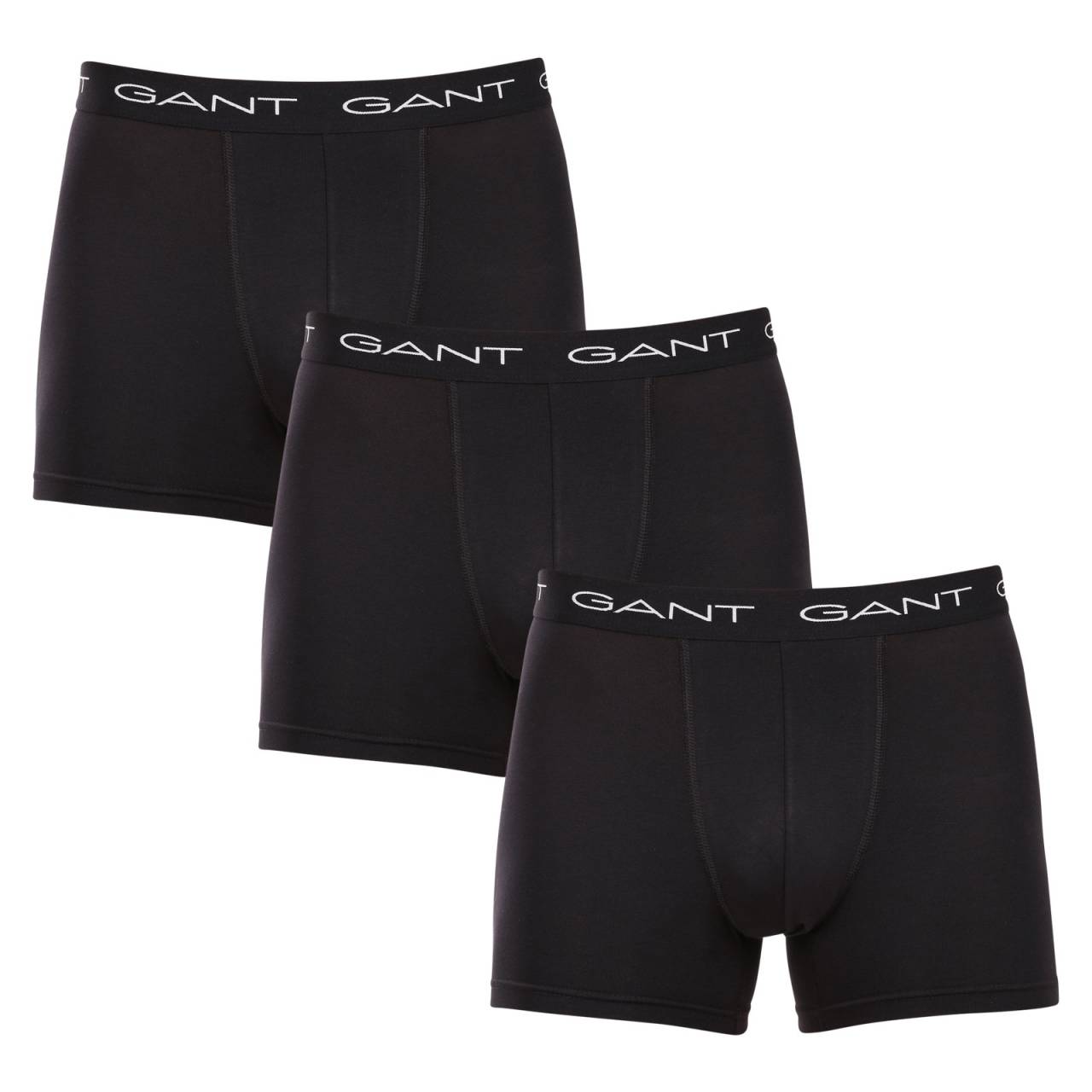 3PACK pánske boxerky Gant čierné (900013004-005) XL, trenky.
Zvoľte pohodlie a nadčasový vzhľad s pánskymi boxerkami GANT v nadčasovej farebnej kombinácii.
Prémiový materiál pre každodenné pohodlie
Boxerky sú ušité z kvalitnej zmesi bavlny a elastanu.
Moderný dizajn do práce aj na rande
Jednoduchý dizajn dopĺňa vytkávaná guma v páse s logom GANT, ktorá je mäkká a nijako netlačí.
Prečo by ste mali boxerky GANT určite vyskúšať

Kvalitný materiál a pohodlný strih: Mäkká bavlna s elastanom zaisťuje pohodlie a skvelé prispôsobenie telu.
Štýlový dizajn: Klasická farebnosť a tkaný gumový pás s logom pôsobia elegantne a moderne.
Všestranné využitie: Ideálne na každodenné nosenie, do práce, na šport aj vo voľnom čase.

 
Spodná bielizeň GANT pre štýlových mužov
Značka GANT je už od roku 1949 synonymom precizného spracovania a kvalitných materiálov.
Ako sa starať o pánske boxerky GANT
Aby ti spodná bielizeň vydržala dlho v skvelom stave, odporúčame dodržiavať nasledujúce tipy.

Pranie: Per pri maximálnej teplote 40 °C.
Sušenie: Boxerky môžete sušiť v sušičke – odporúčame nastaviť šetrný program na nižšiu teplotu.
Žehlenie: Ak je to potrebné, môžete ich žehliť na nízku teplotu, ideálne naruby.

 
Tip: Niekedy je náročné nájsť správne spodné prádlo, ktoré vám perfektne sedí.