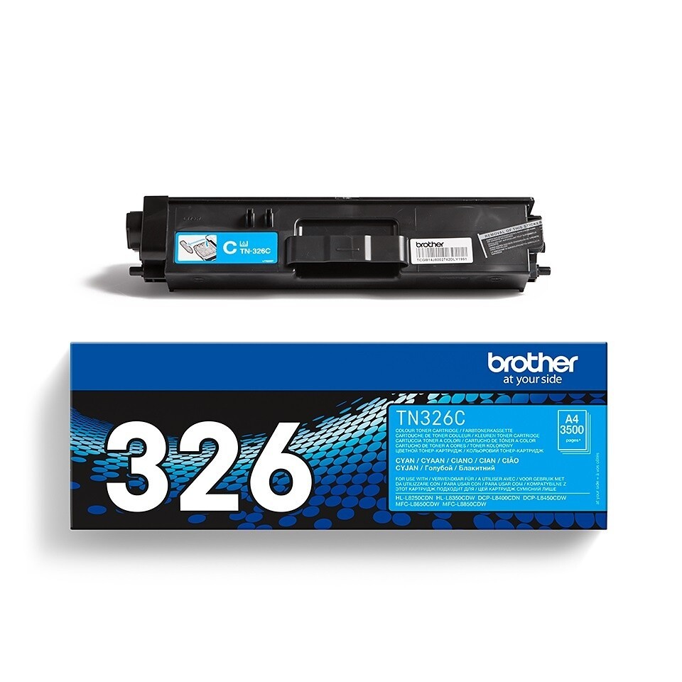 Brother TN-326C azúrový (cyan) originálný toner.
Originálny toner = záruka priamo od výrobcu tlačiarne
100 % použitie v tlačiarni - bezproblémové fungovanie s vašou tlačiarňou
Použitím originálnej náplne predlžujete životnosť tlačiarne
Osvedčená špičková kvalita - vysoko kvalitná a spoľahlivá tlač originálnou tlačovou kazetou od prvej do poslednej stránky
Trvalé a profesionálne výsledky tlače - dlhodobá udržateľnosť tlače
Kratšia prodleva pri tlači stránok
Garancia Vašej spokojnosti s použitím našej originálnej náplne
Zabezpečujeme bezplatnú recykláciu originálnych náplní
Zlyhanie náplne v menej ako 1% prípadov
Jednoduchá a rýchla výmena náplne

Kód výrobcu: TN326C
