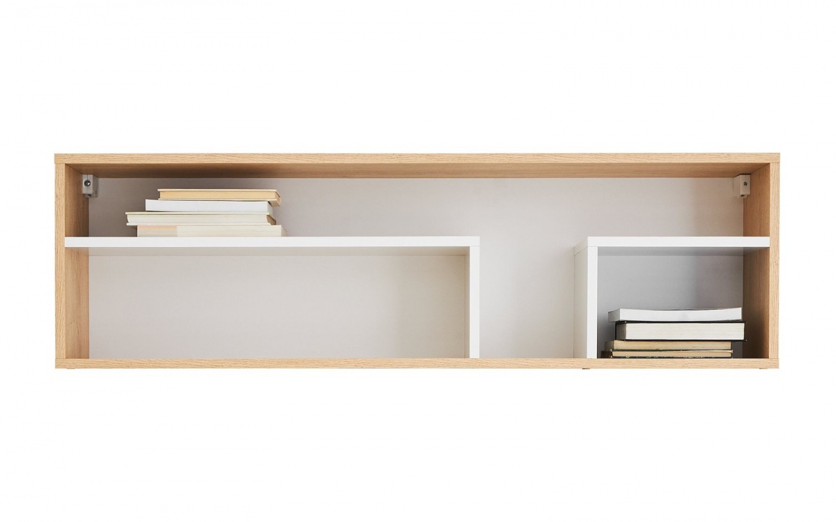 Závesná polica eragon - dub/biela.

Nábytok je vyrobený z lamina hrúbky 16 mm ktorého veľkou výhodou je ľahká údržba, čo určite ocení mnoho z nás.

Polica na stenu Eragon sa skladá z troch rôzne veľkých oddielov, ktoré môžu slúžiť na uloženie kníh, kvetov alebo ďalších maličkostí, napríklad trofejí, ktoré stoja za to vystaviť.

Nástennou policu môžete doplniť ďalšími prvkami nábytku z kolekcie Eragon a vybaviť tak celú detskú alebo študentskú izbičku.

 

Rozmer poličky na stenu Eragon sú 120x35x22 cm (š, v, h).

 

Ostatné produkty patriace do kolekcie Eragon nájdete nižšie v súvisiacom tovare.