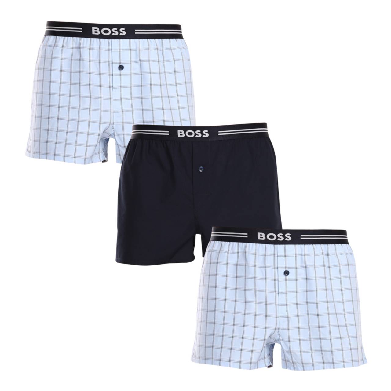3PACK muške bokserice BOSS višebojan (50480034 465) S.
Tražite li donje rublje koje spaja eleganciju, maksimalnu udobnost i vrhunsku kvalitetu?
Prirodni pamuk za maksimalnu udobnost
Kratke hlače su izrađene od 100% pamuka, koji je mekan, prozračan i ugodan na dodir.
Moderan dizajn i udobno pristajanje
BOSS kratke hlače ističu se klasičnim, labavijim krojemkoji osigurava maksimalnu slobodu kretanja i udobnost.
Zašto sigurno volite BOSS kratke hlače?

100% pamuk za veliku udobnost: Prirodni, prozračni materijal.
Široki kroj za maksimalnu udobnost: Idealno za ležerno nošenje i opuštanje.
Moderan dizajn: Klasična boja za bezvremenski izgled.
Tkana elastika BOSS: Elegantni element dodaje luksuzan izgled.

BOSS donje rublje svidjet će se svim elegantnim muškarcima
Brend BOSS odvojio se od poznatog proizvođača odjeće Hugo Boss kao linija proizvoda za muškarce koji vole kvalitetne komade i bezvremenski izgled.
Kako se brinuti za kratke hlače?

Pranje: Prati na maksimalnoj temperaturi od 30°C kako bi se očuvala mekoća materijala.
Sušenje: Možete koristiti sušilicu, ali samo na nižoj temperaturi.
Peglanje: Kratke hlače možete peglati na srednjoj temperaturi.

Savjet: Pronalaženje omiljenog donjeg rublja ponekad je težak posao, stoga želimo da vam omiljeni komadi dugo traju.