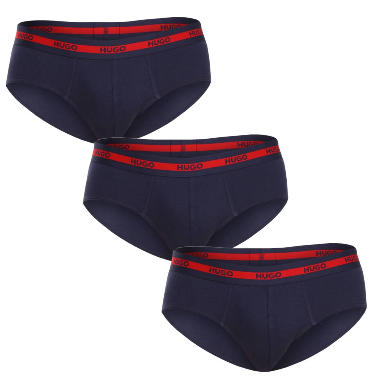 3PACK pánske slipy HUGO modré (50503100 411) XL.
Tieto parádne slipy od skvelej značky Hugo Boss potešia všetkých mužov!

Príjemný materiál s mäkkými lemami perfektne sedí na tele.