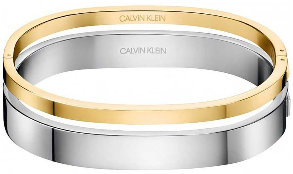Calvin Klein Luxusné bicolor náramok Hook KJ06JD20010 5,4 x 4,3 cm - XS.