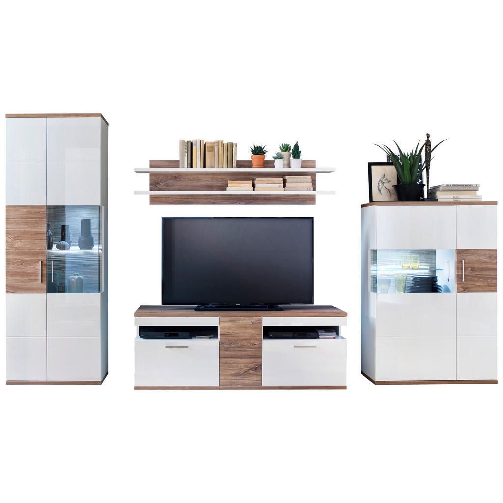 Livetastic OBÝVACIA STENA, biela, farba duba.