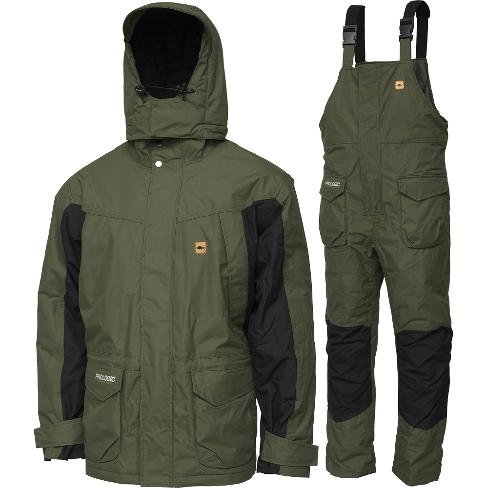 Prologic oblek highgrade thermo suit-veľkosť xxl.
 
 Klimatická membrána s vodovzdornosťou 8000 mm vodného stĺpca, lepené švy
 
 Príjemná, pohodlná a teplá vnútorná podšívka z mikrovlákna a 100% polyester Taffeta
 
 Vysoko účinná vata so 100 g polymérom
 
 Odnímateľná, izolovaná kapucňa s nastaviteľným a ohybným šiltom
 
 Robustný dvojcestný hlavný zips s dvojitým popruhom v bunde
 
 Fleece vrecká pre príjemné zahriatie rúk
 
 Vrecká, náprsné vrecko a vnútorné vrecko na zips
 
 Obojsmerné uzavretie zipsu
 
 Elastické vysoké nohavice
 
 Spevnené kolená
 
 Zipsové nohavice so zipsom a suchým zipsom