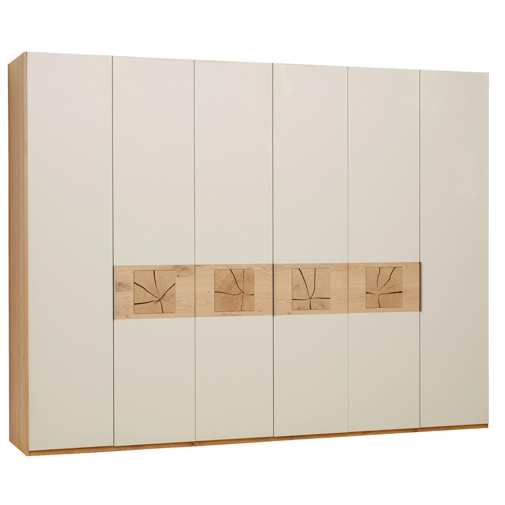Dieter Knoll SKRIŇA S OTOČNÝMI DVERAMI, trámový dub, farba duba, piesková, 299,2/229,4/59,5 cm.