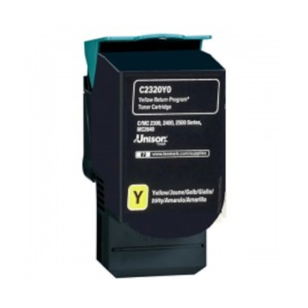 Lexmark C240X40 žltý (yellow) originálny toner.
Originálny toner = záruka priamo od výrobcu tlačiarne
100 % použitie v tlačiarni - bezproblémové fungovanie s vašou tlačiarňou
Použitím originálnej náplne predlžujete životnosť tlačiarne
Osvedčená špičková kvalita - vysoko kvalitná a spoľahlivá tlač originálnou tlačovou kazetou od prvej do poslednej stránky
Trvalé a profesionálne výsledky tlače - dlhodobá udržateľnosť tlače
Kratšia prodleva pri tlači stránok
Garancia Vašej spokojnosti s použitím našej originálnej náplne
Zabezpečujeme bezplatnú recykláciu originálnych náplní
Zlyhanie náplne v menej ako 1% prípadov
Jednoduchá a rýchla výmena náplne

Kód výrobcu: C240X40