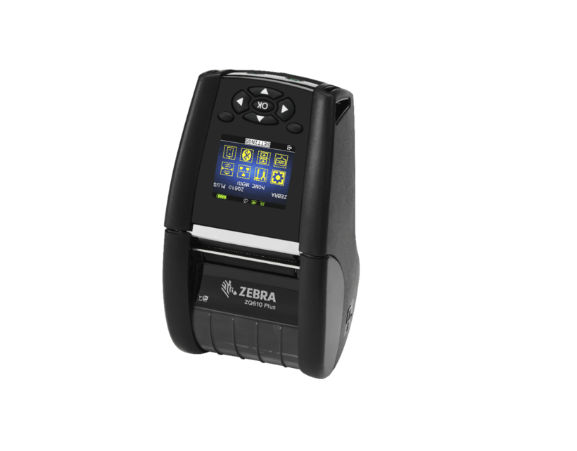 Zebra ZQ610 PLus ZQ61-AUWAE14-00, 19mm Core, RS232, BT (BLE), Wi-Fi, 8 dots/mm (203 dpi).