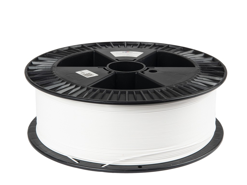 Spectrum 80643 3D filament, PCTG Premium, 1,75mm, 2000g, ARCTIC WHITE.
Filament Spectrum Premium PCTG je vynikajúcou alternatívou k PET-G, ktorý je vo svete 3D tlače dobre známy.
Vlastnosti materiálu

Teplotná odolnosť HDT – 76 °C
vyššia rázová pevnosť ako u PET-G Premium
vyššia priehľadnosť ako Premium PET-G (platí pre transparentné farby).
ľahká tlač, spracovanie a konečná úprava
chemická odolnosť
vysoká rozmerová presnosť tlačených dielov
hydrofóbny, bez zápachu
vynikajúci tlačový povrch



Aplikácie

vizuálne a funkčné prototypovanie
testovanie vhodnosti
konceptuálne modely
výrobné nástroje