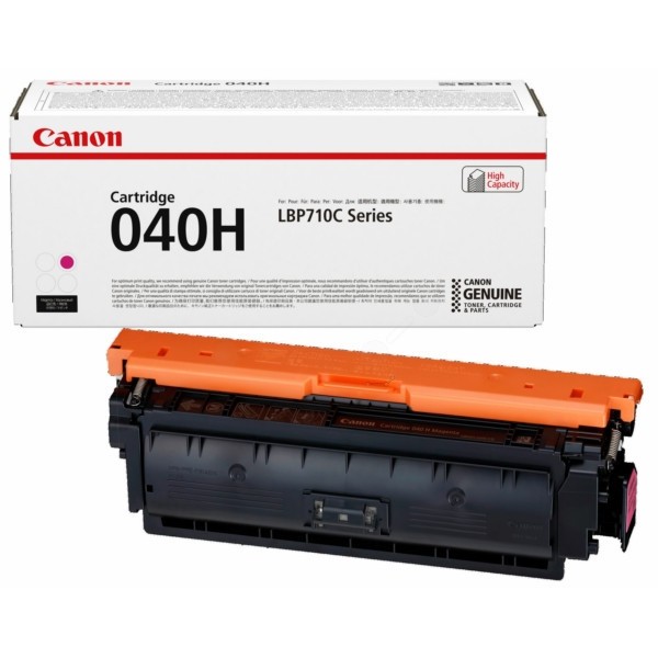 Canon 040H 0457C001 purpurový (magenta) originálny toner.
Originálny toner = záruka priamo od výrobcu tlačiarne
100 % použitie v tlačiarni - bezproblémové fungovanie s vašou tlačiarňou
Použitím originálnej náplne predlžujete životnosť tlačiarne
Overená špičková kvalita - vysoko kvalitná a spoľahlivá tlač originálnou tlačovou kazetou od prvej do poslednej stránky
Trvalé a profesionálne výsledky tlače - dlhodobá udržateľnosť tlače
Kratšia prodleva pri tlači stránok
Garancia Vašej spokojnosti s použitím našej originálnej náplne
Zabezpečujeme bezplatnú recykláciu originálnych náplní
Zlyhanie náplne v menej ako 1% prípadov
Jednoduchá a rýchla výmena náplne

Kód výrobcu: 0457C001