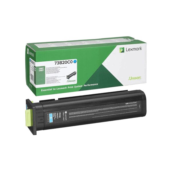 Lexmark 73B20C0 azúrový (cyan) originálny toner.
Originálny toner = záruka priamo od výrobcu tlačiarne
100 % použitie v tlačiarni - bezproblémové fungovanie s vašou tlačiarňou
Použitím originálnej náplne predlžujete životnosť tlačiarne
Overená špičková kvalita - vysoko kvalitná a spoľahlivá tlač originálnou tlačovou kazetou od prvej do poslednej stránky
Trvalé a profesionálne výsledky tlače - dlhodobá udržateľnosť tlače
Kratšia prodleva pri tlači stránok
Garancia Vašej spokojnosti s použitím našej originálnej náplne
Zabezpečujeme bezplatnú recykláciu originálnych náplní
Zlyhanie náplne v menej ako 1% prípadov
Jednoduchá a rýchla výmena náplne

Kód výrobcu: 73B20C0