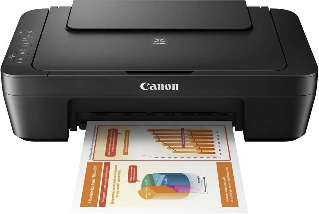 Canon PIXMA MG2556S 0727C076 atramentová multifunkcia.
*Kazeta FINE
*Automatické zapnutie
*Tichý režim
*Atramenty PIXMA XL
*Easy-PhotoPrint Editor

Formát tlačiarne:  A4
Rozlíšenie [DPI]: Až 4 800 × 600 dpi
Rýchlosť čiernej tlače [str/min]: pribl.
Rýchlosť farebnej tlače [str/min]:  približne 4,0 obr./min

Obojstranná tlač: Ručná obsluha

Kapacita zásobníka [str]: 
Maximálna vstupná kapacita papiera: Zadný zásobník: max.

Rozhranie:  USB Hi-Speed (port B)

Skenner: 

*Plochý skener fotografií a dokumentov so snímačom CIS
*Rozlíšenie skenera (optické): 600 × 1 200 dpi

Fax:  Nie

Spotreba [W]: 

*Vypnuté: približne 0,4 W
*Pohotovostný režim (pripojenie k počítaču pomocou rozhrania USB): približne.
*Pohotovostný režim (pripojené všetky porty): približne 1,0 W (skenovacia lampa vypnutá)
*Čas do prechodu do pohotovostného režimu: 7 min
*Kopírovanie: približ.

Rozmery:  426 × 306 × 145 mm
Hmotnosť [kg]:  približ.

Podporované operačné systémy: 

*Windows 11
*Windows 10 (32bitová verzia)
*Windows 10 (64bitová verzia)
*Windows 8.1 (32bitová verzia)
*Windows 8.1 (64bitová verzia)
*Windows 8 (32bitová verzia)
*Windows 8 (64bitová verzia)
*Windows 7 (32bitová verzia)
*Windows 7 (64bitová verzia)
*Windows Vista (32bitová verzia)
*Windows Vista (64bitová verzia)
*Windows XP (32bitová verzia)
Poznámka: Systém Windows vyžaduje rozhranie .NET Framework 4 alebo .NET Framework 4.5.
Systém Windows XP vyžaduje sadu XPS Essentials Pack.
*Mac OS X verzia 10.7.5 až 10.14 (Sonoma)

Obsah balenia:

*Canon PIXMA MG2556S
*FINE Cartridges
*Napájací kábel
*Inštalačné CD-ROM (CD len pre Windows – ovládače pre Mac sú dostupné online)
*Manuály a ďalšie dokumenty


Záruka: 24 mes.
!