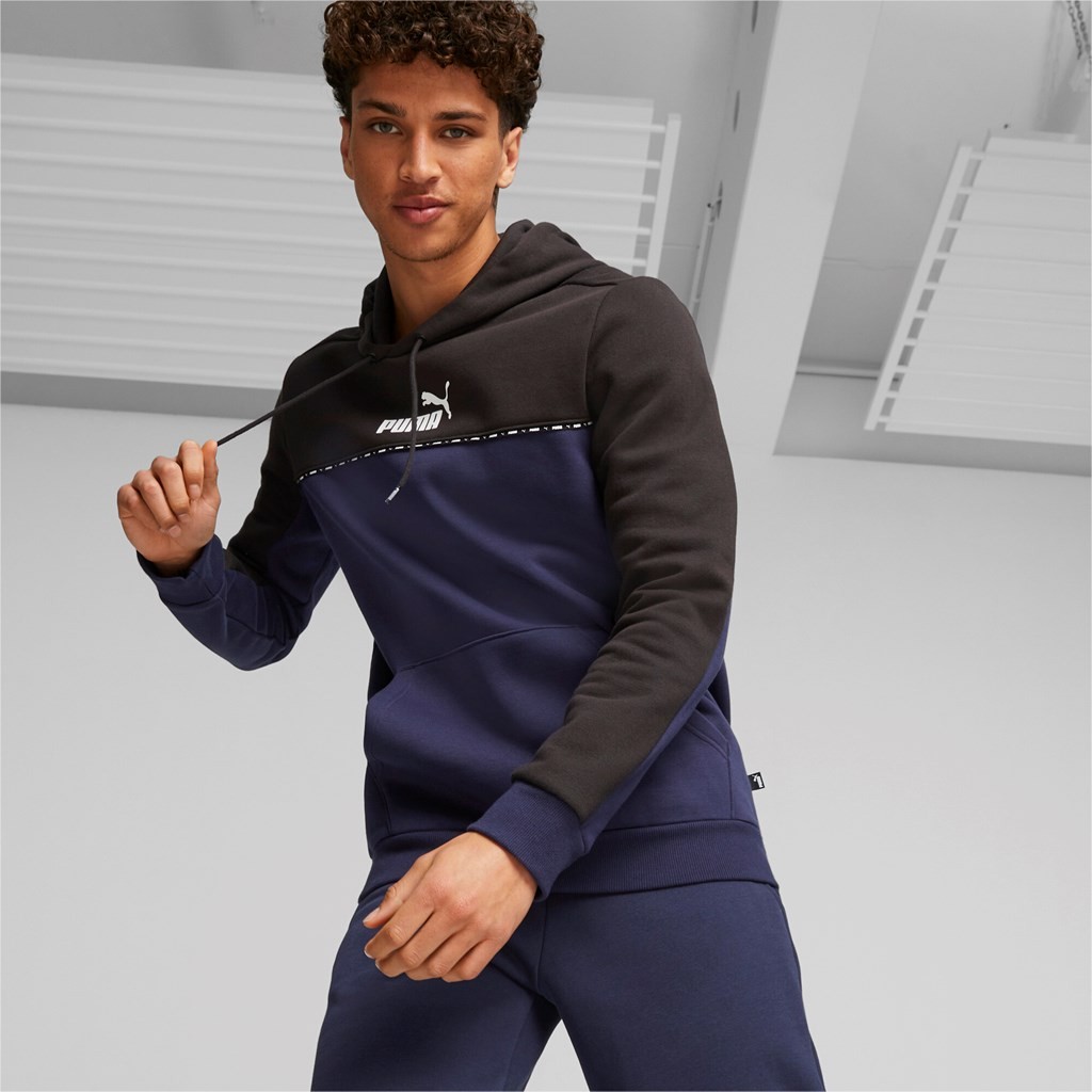 Puma ESS BLOCK x TAPE Hoodie FL M.