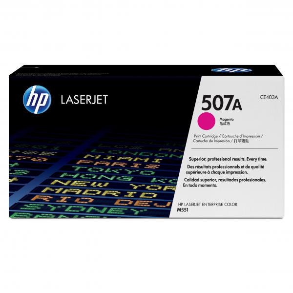 HP 507A CE403A purpurový (magenta) originálny toner.
Originálny toner = záruka priamo od výrobcu tlačiarne
100 % použitie v tlačiarni - bezproblémové fungovanie s vašou tlačiarňou
Použitím originálnej náplne predlžujete životnosť tlačiarne
Osvedčená špičková kvalita - vysoko kvalitná a spoľahlivá tlač originálnou tlačovou kazetou od prvej do poslednej stránky
Trvalé a profesionálne výsledky tlače - dlhodobá udržateľnosť tlače
Kratšia prodleva pri tlači stránok
Garancia Vašej spokojnosti s použitím našej originálnej náplne
Zabezpečujeme bezplatnú recykláciu originálnych náplní
Zlyhanie náplne v menej ako 1% prípadov
Jednoduchá a rýchla výmena náplne

Kód výrobcu: CE403A