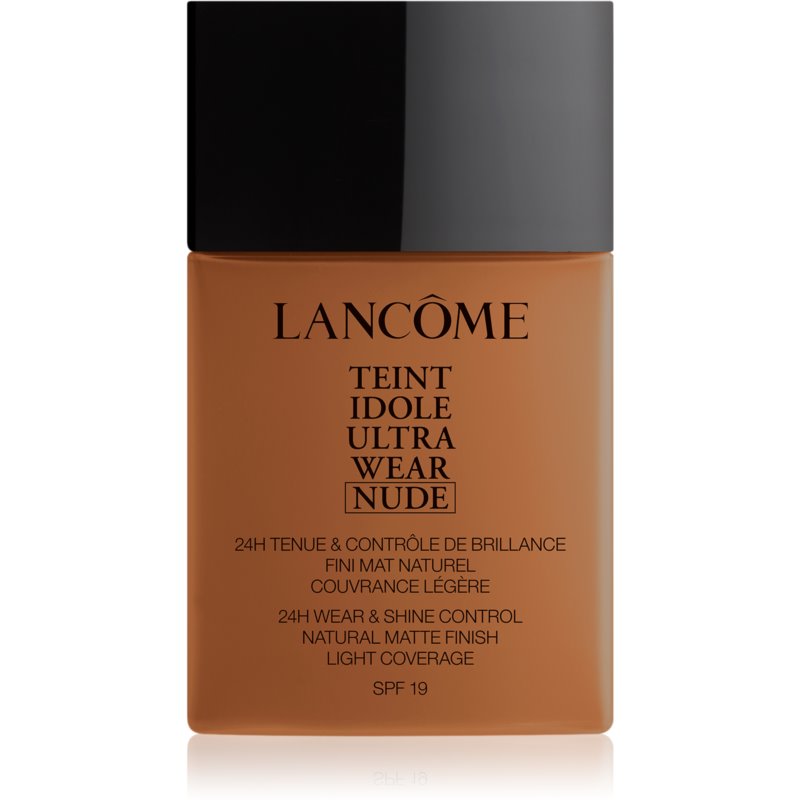 Lancôme Teint Idole Ultra Wear Nude ľahký zmatňujúci make-up odtieň 12 Ambre 40 ml.
