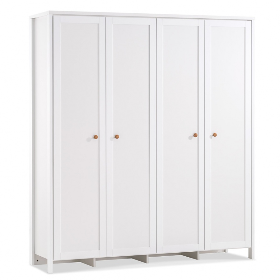 Štvordverová šatníková skriňa paxton - biela.

 

Nábytok Paxton ctí čisté línie, variabilitu a ľahko ho skombinujete s vybavením, ktoré už doma máte.

 

Štvordverová skriňa Paxton kombinuje policovú časť a časť s dvoma priestrannými šuplíkmi.

 

Rozmery štvordverovej šatníkovej skrine Paxton sú 186,4x209,7x57,1cm (š,v,h).

 

Šatníková skriňa Paxton je vyrobená z lamina 1.