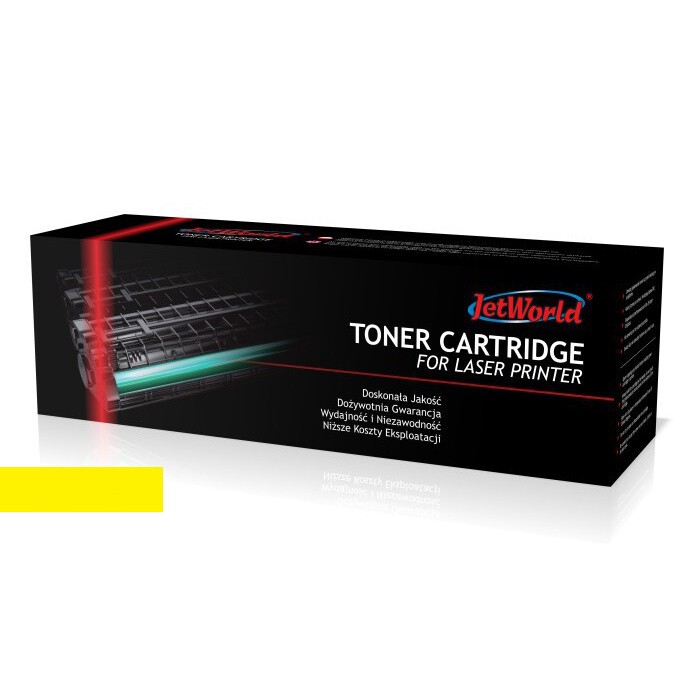 JetWorld PREMIUM kompatibilný toner pre Xerox 106R01445 žltý (yellow).
Cena kompatibilného tonera Jet World pre tlačiarne Xerox je nižšia ako u originálneho, ušetrite teda až 80 % nákladov na tlač.
Vďaka svojej prémiovej kvalite je táto alternatívna náplň vhodná aj pre náročných používateľov.
Kompatibilná tonerová kazeta dokáže vytlačiť rovnaký alebo dokonca vyšší počet strán než originál, pri zachovaní rovnakej kvality – ostré rysy a sýte farby.
Na všetky náplne Jet World poskytujeme doživotnú záruku.
Je ideálny pre každodennú tlač dokumentov alebo fotografií Vašich nezabudnuteľných zážitkov.
Každá alternatívna tonerová náplň prechádza pri výrobe prísnou kontrolou kvality.
Výrobca Jet World je preverený viac než 20 rokmi skúseností a vyrába produkty podľa normy ISO 9001, ISO 14001 a ISO 18001.

 Existuje mnoho výrobcov kompatibilných náplní, ale môžu sa líšiť svojou kvalitou.My Vám garantujeme 100% spokojnosť vďaka overenej kvalite nášho dodávateľa.Firma Jet World získala počas svojho pôsobenia na trhu mnoho skúseností a vďaka tomu ich výrobky dosahujú rovnakú úroveň kvality, ako originálne.Kód výrobcu: JW-X7500YN