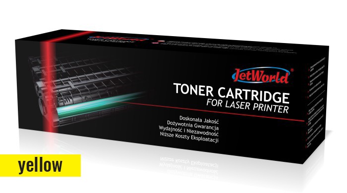 JetWorld PREMIUM kompatibilný toner pro Canon CRG-069H 5095C002 žltý (yellow).
Cena kompatibilného tonera Jet World pre tlačiarne Canon je nižšia ako u originálneho, ušetrite teda až 80 % nákladov na tlač.
Vďaka svojej prémiovej kvalite je táto alternatívna náplň vhodná aj pre náročných používateľov.
Kompatibilná tonerová kazeta dokáže vytlačiť rovnaký alebo dokonca vyšší počet strán než originál, pri zachovaní rovnakej kvality – ostré rysy a sýte farby.
Na všetky náplne Jet World poskytujeme doživotnú záruku.
Je ideálny pre každodennú tlač dokumentov alebo fotografií Vašich nezabudnuteľných zážitkov.
Každá alternatívna tonerová náplň prechádza pri výrobe prísnou kontrolou kvality.
Výrobca Jet World je preverený viac než 20 rokmi skúseností a vyrába produkty podľa normy ISO 9001, ISO 14001 a ISO 18001.

 Existuje mnoho výrobcov kompatibilných náplní, ale môžu sa líšiť svojou kvalitou.My Vám garantujeme 100% spokojnosť vďaka overenej kvalite nášho dodávateľa.Firma Jet World získala počas svojho pôsobenia na trhu mnoho skúseností a vďaka tomu ich výrobky dosahujú rovnakú úroveň kvality, ako originálne.Kód výrobcu: JW-C069HYN