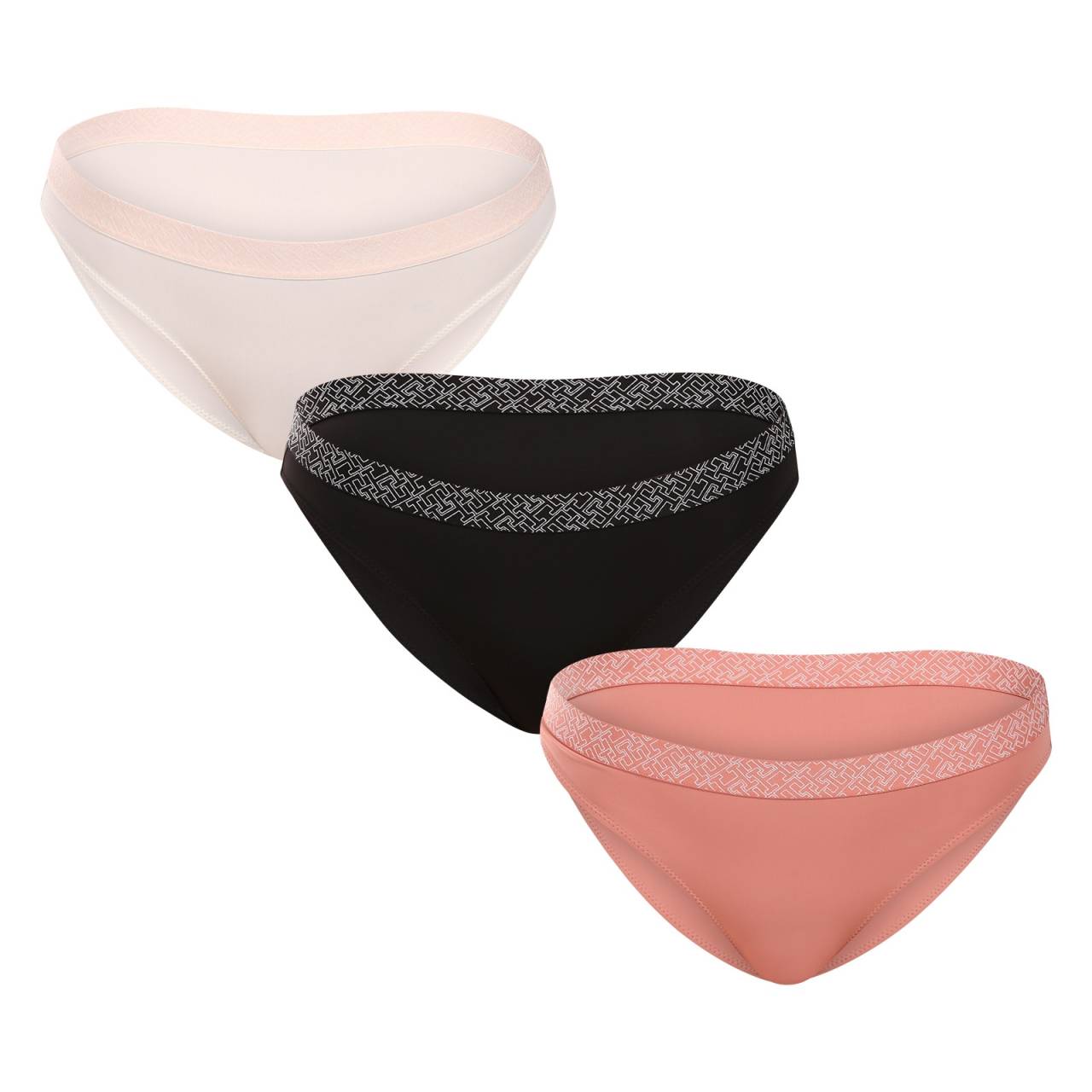 3PACK ženske hlačke Tommy Hilfiger večbarvne (UW0UW05187 0VT) XL.
Ženske spodnjice Tommy Hilfiger so idealne za ženske, ki imajo rade udobje pri vseh prostočasnih dejavnostih in vsakodnevnem nošenju.