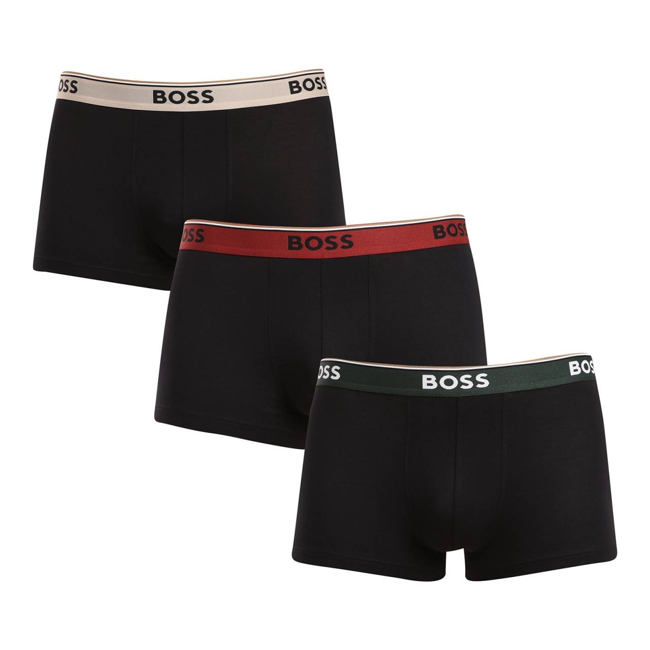 3PACK Boxers pour hommes BOSS noir (50517827 968) S.
Offrez-vous le summum du confort et un style intemporel avec le caleçon BOSS pour homme.
Matériau de première qualité pour un confort maximal
Le boxer est fabriqué à partir d'un mélange de coton et d'élasthanne de haute qualité, qui offre une combinaison parfaite de douceur, de respirabilité et d'élasticité.
Un design élégant et une allure élégante
Le design classique avec un logo BOSS subtil sur le caoutchouc tissé confère à ce boxer un look moderne et sophistiqué.
Pourquoi vous aimerez les caleçons BOSS

Coton de première qualité: Doux, respirant et confortable pour le corps.
Taille élastiquée avec logo BOSS: Élégant et confortable.
Culotte plus longue: Idéal sous un costume et pour le sport.
Matériau souple: Il s'adapte parfaitement à votre corps.

Tous les hommes élégants aimeront les sous-vêtements BOSS
La marque BOSS, issue du célèbre fabricant de vêtements Hugo Boss, est une ligne de produits destinée aux hommes qui aiment les articles de qualité et les looks intemporels.
Comment entretenir votre boxer BOSS ?
Pour que votre nouveau boxer conserve sa forme et sa qualité le plus longtemps possible, nous vous recommandons de suivre les conseils suivants :

Blanchisserie : Laver à 40°C avec des couleurs similaires et un détergent doux.
Séchage : Vous pouvez les sécher au sèche-linge à basse température, mais nous recommandons le séchage à l'air libre pour une durée de vie plus longue.
Repassage : Si nécessaire, repasser à feu doux.

Conseil : Trouver le sous-vêtement qui vous convient parfaitement peut s'avérer difficile.