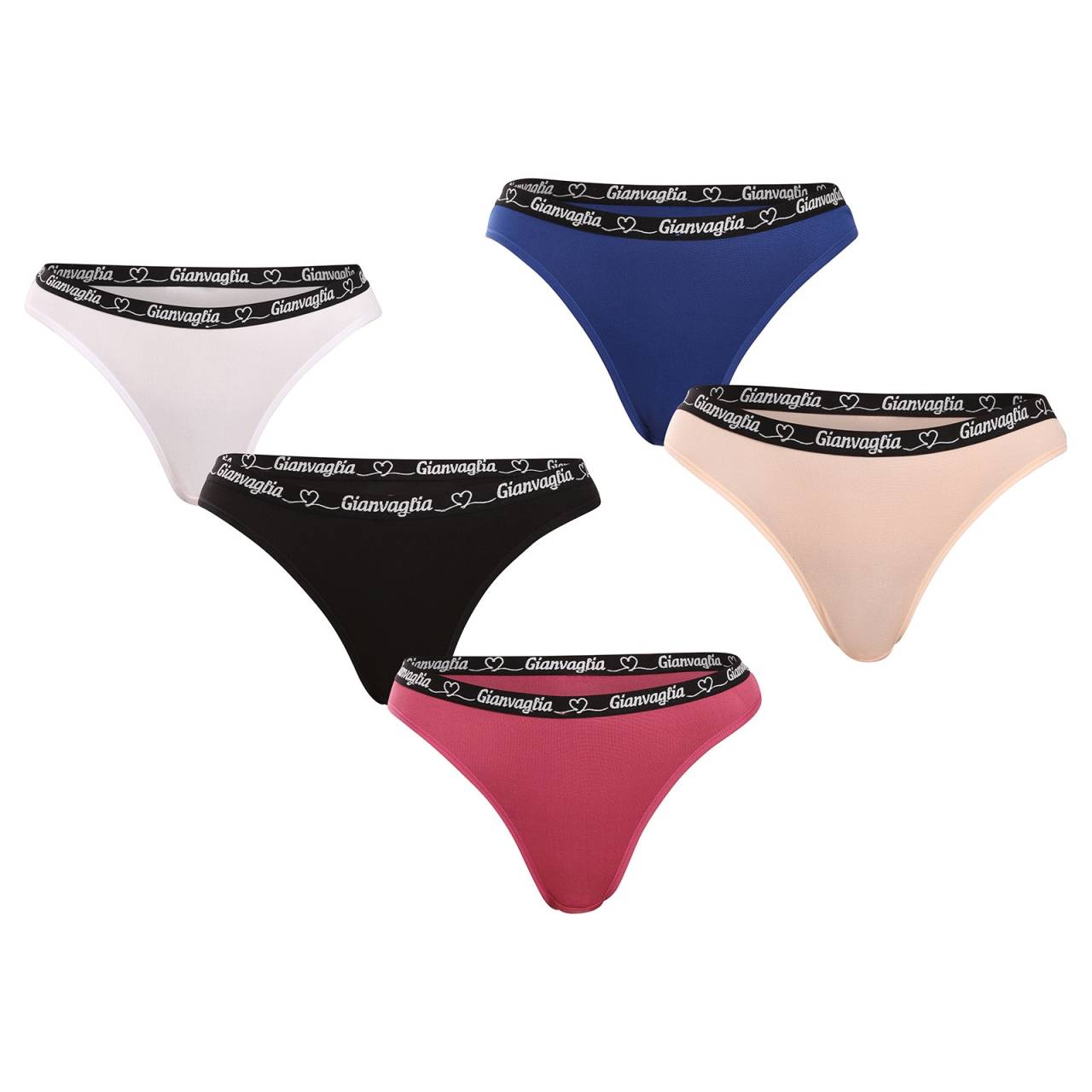 5PACK Damen Tangas Gianvaglia mehrfarbig (820-5) M.

Suchen Sie bequeme Tangas aus einem angenehmen Material, die zudem zu einem super Preis erhältlich sind?
     
    

Die Fine Woman Tangas werden aus einem angenehmen Material gefertigt, der verwendete Gummizug ist bequem und schneidet nirgends ein.