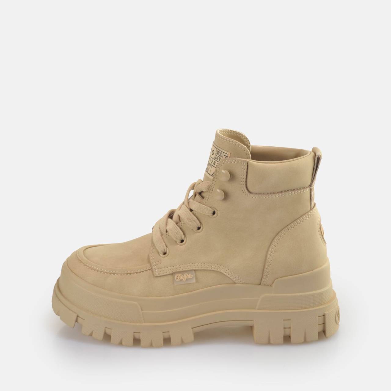 BUFFALO Aspha Desert - Vegan Nubuck - Cream 40.