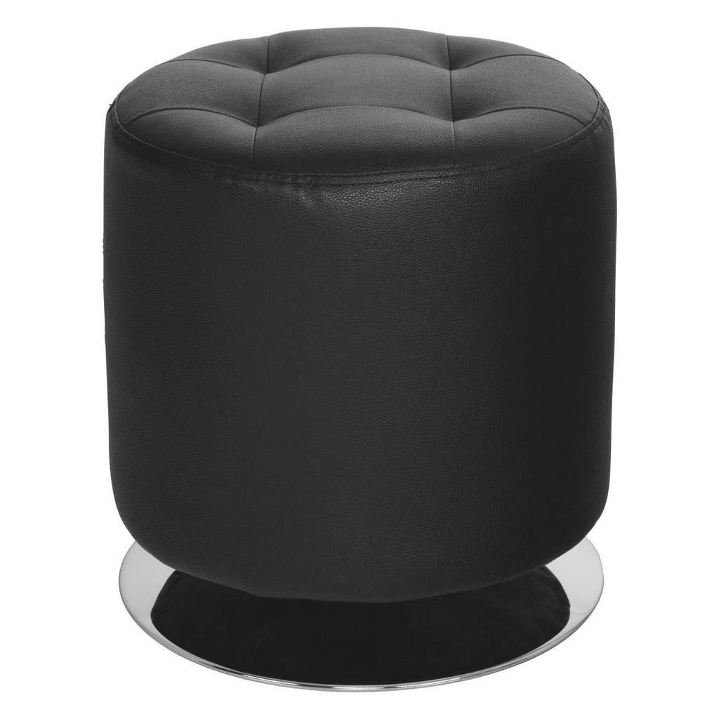 Dieter Knoll TABURETKA, kov, textil, 40/40/40 cm.