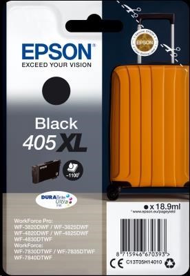 EPSON ink čer Singlepack Black 405XL Durabrite Ultra originální inkoustová cartridge.