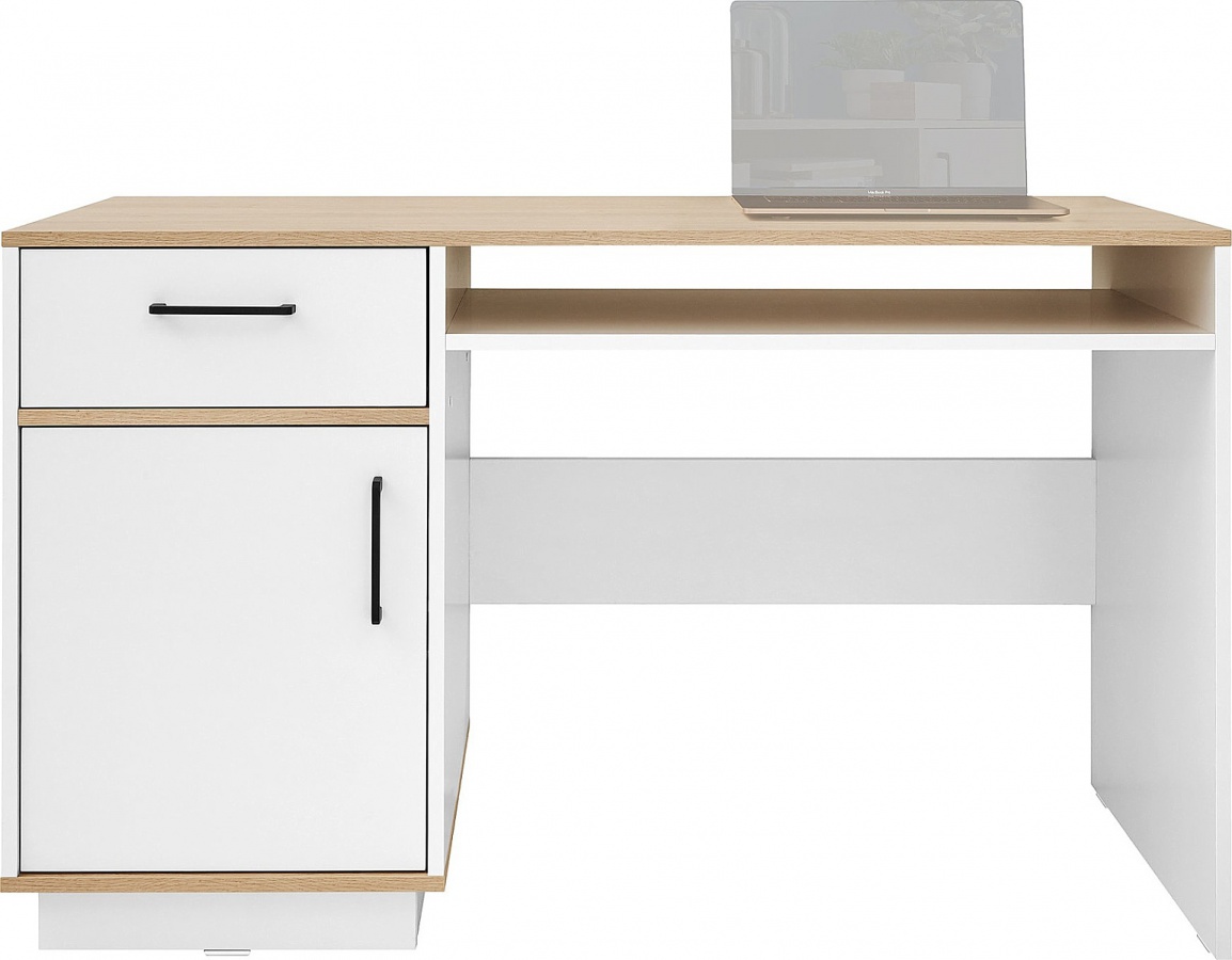 Písací stôl mauricio - dub biscuit/biela.

 

Písací stôl skrýva niekoľko možností úložného priestoru, ktoré určite oceníte.

 

Písací stôl Mauricio je vyrobený z lamina s hrúbkou 16mm.

 

Rozmery písacieho stola Mauricio sú 125x75x55cm (š, v, h).

 

Všetky produkty z kolekcie Mauricio nájdete nižšie v súvisiacich produktoch.