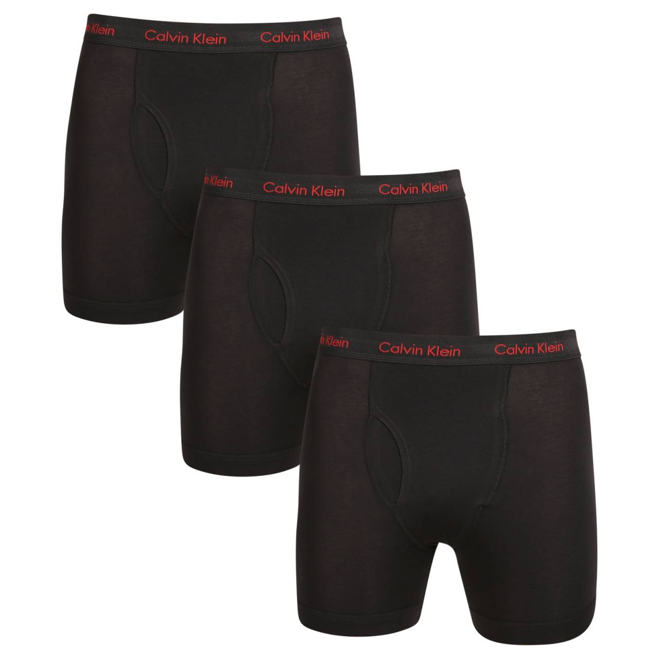 3PACK Herren Klassische Boxershorts Calvin Klein schwarz (NB2616A-NC1) M.
Genießen Sie ultimativen Komfort und Luxus mit den Calvin Klein Boxershorts für Männer in elegantem Schwarz.
Hochwertiges Material für ganztägigen Komfort
Die Boxershorts sind aus einer hochwertigen Mischung aus Baumwolle und Elastan gefertigt.
Elegantes Design und praktischer Schnitt
Die schwarze Farbe und der gewebte Gummizug mit kontrastierendem Calvin Klein-Logo sorgen für einen stilvollen und zeitlosen Look.
Warum Sie Calvin Klein Boxershorts lieben werden

Hochwertiges Material: Die Kombination aus Baumwolle und Elastan sorgt für Weichheit, Atmungsaktivität und Flexibilität für maximalen Komfort während des ganzen Tages.


Elegantes Design: Die zeitlose schwarze Farbe und das kultige, aufgestickte Calvin Klein-Logo verleihen den Boxershorts einen eleganten Look, der zu jedem Anlass passt.


Praktischer Schnitt: Die längeren Beine und die anpassungsfähige Passform bieten zusätzlichen Komfort und Bewegungsfreiheit, ideal für Freizeit, Beruf und Berufung.

Calvin Klein Unterwäsche wird von Menschen auf der ganzen Welt geliebt
Calvin Klein Herrenunterwäsche gehört zu den Aushängeschildern der Modeindustrie.
So pflegen Sie Ihre Calvin Klein Boxershorts
Damit Ihre neuen Boxershorts so lange wie möglich ihr Aussehen und ihre Qualität behalten, sollten Sie diese einfachen Richtlinien befolgen:

Wäscherei: Der Stift hat eine Höchsttemperatur von 30 °C.


Trocknen:  Das Trocknen im Wäschetrockner wird nicht empfohlen - Lufttrocknung ist die beste Option.


Bügeln: Boxershorts müssen nicht gebügelt werden, was Ihnen Zeit und Mühe erspart.

Tip: Die Suche nach Ihrer Lieblingsunterwäsche kann sehr langwierig sein, deshalb möchten wir, dass Ihre Lieblingsstücke lange halten.