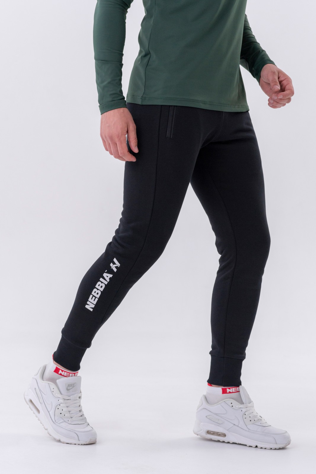 NEBBIA Slim sweatpants with zip pockets “Re-gain” XXL.