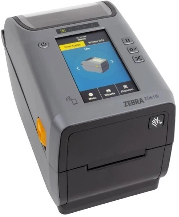 Zebra ZD611 ZD6A123-T0EBR2EZ TT, 12 dots/mm (300 dpi), label printer, RFID, EPLII, ZPLII, USB, BT, Ethernet, Wi-Fi, black (Successor GC420t).